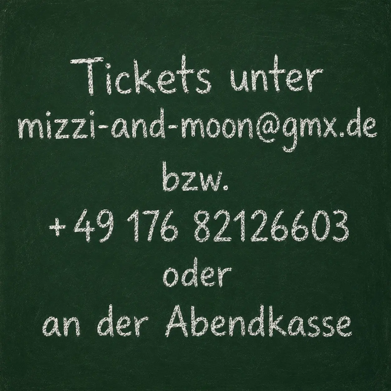 Vorverkaufshinweise